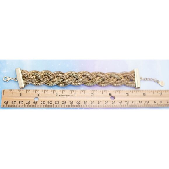 Vintage Million Serpents Bracelet | Gold Tone Bracelet | 8 inch | J10 - Picture 3 of 3